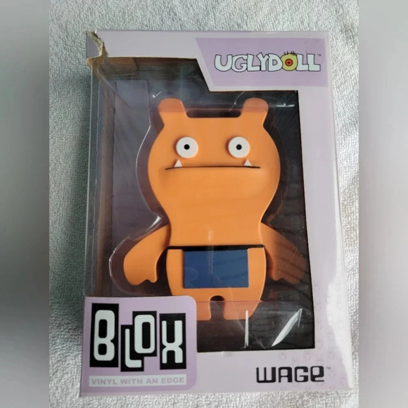 NWOT  New Ugly Doll Blox Funko Orange Toy Box a bit ripped - Picture 2 of 12